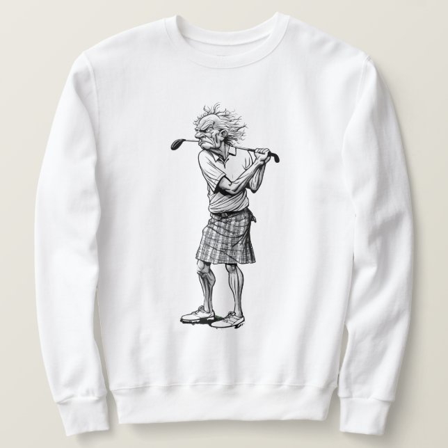 Moletom Sweet Golfer escocês (Frente do Design)