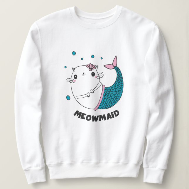 Moletom Sweet Meomaid (Frente do Design)