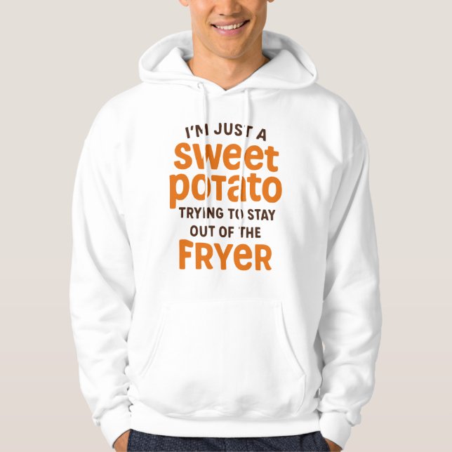 Moletom Sweet Potato Funny Quote Design (Frente)