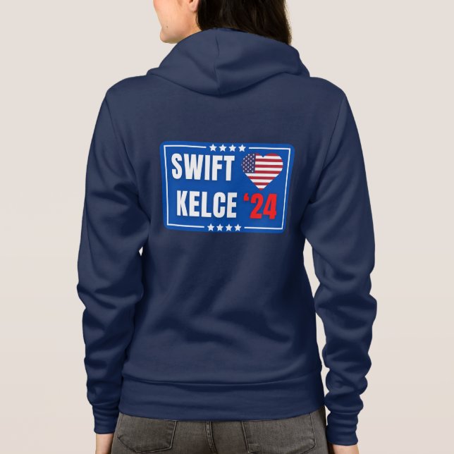 Moletom Swift Kelce 24 Heart (Verso)