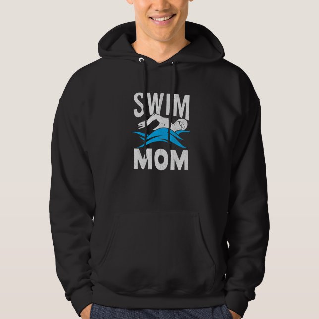 Moletom Swim Mom Swimming Women Mother Swimmer (Frente)