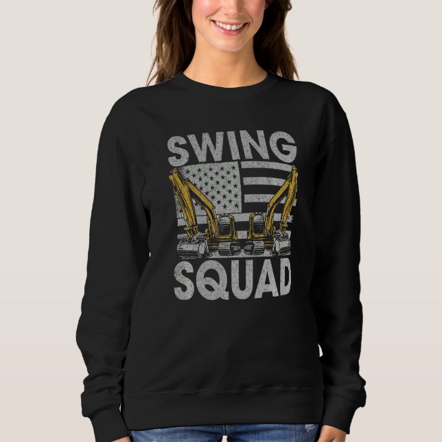 Moletom Swing Squad US Flag - Construction Workers & Const (Frente)