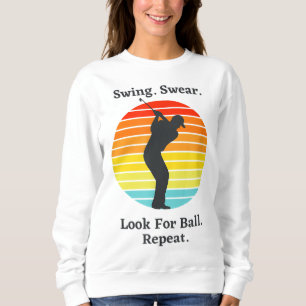 Moletom Swing Swear Procure Por Ball Repetir Gol De Golfe 