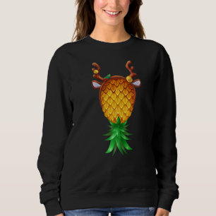 Moletom Swinger para Baixo Reindeer Xmas Pineapple Blitze