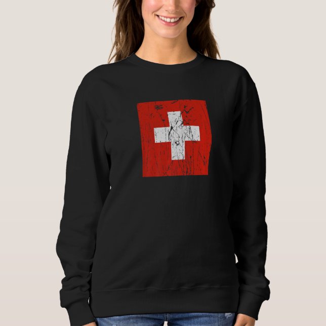 Moletom Swiss Switzerland Flag Pride Swiss Flag (Frente)