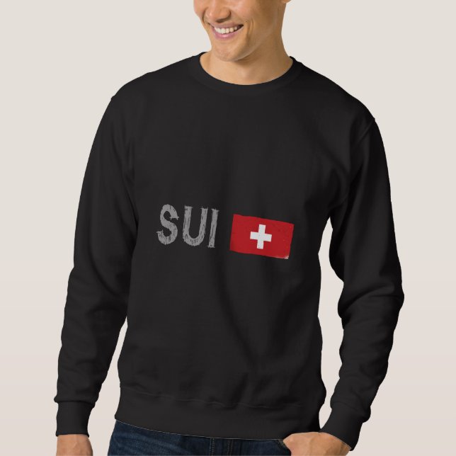 Moletom Switzerland Soccer Football Fan Shirt Swiss Flag (Frente)