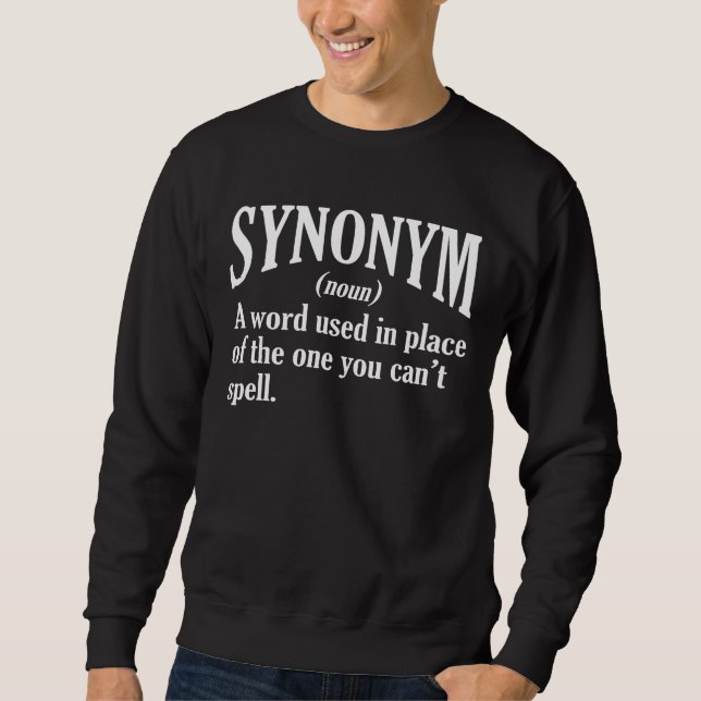 Moletom Synonym Definition English Language Teacher (Frente)
