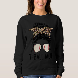 Moletom T Ball Mãe Vida Mão Mana Teeball Mamãe Softball Mo