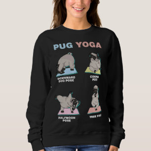 Moletom T- Clássico de Meditação Espiritual de Iogista Pug
