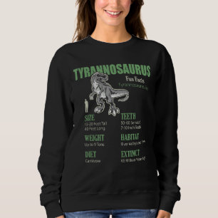 Moletom T Rex Boys Fato Divertido Dinossauro Tyrannosaurus