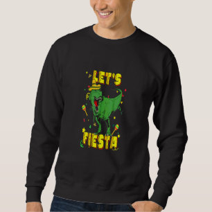 Moletom T Rex Cinco De Mayo Tyrannosaurus Dinosaur Lets F