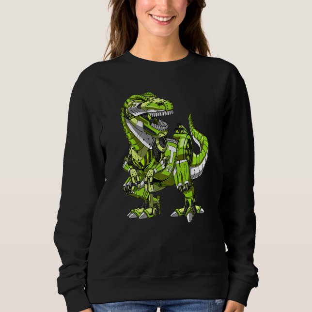 Moletom T Rex Dinossaur Robot Futurística Ficção Científic (Frente)