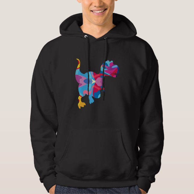 Moletom T Rex rex  Colorful Graphic (Frente)