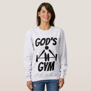 Moletom T-shirt & camisolas cristãos do GYM do DEUS