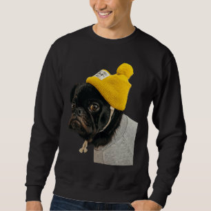 Moletom T-Shirt Clássico Bloco Preto Cachorro Vestido 136