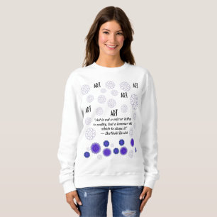 MOLETOM T-SHIRT COM ARTE CRIATIVA DE FLORES