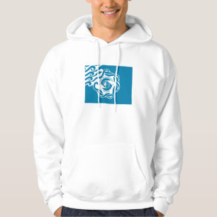 Moletom T-shirt da bandeira da cidade de Seattle