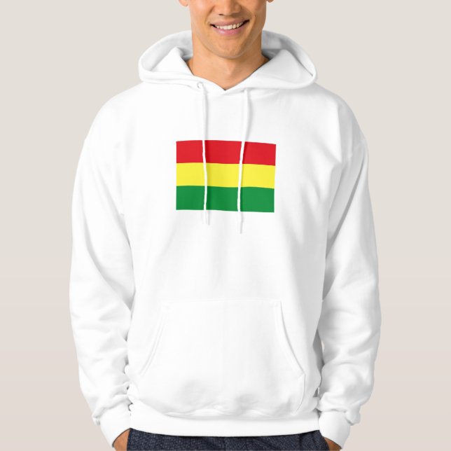 Moletom T-shirt da bandeira de Bolívia (Frente)