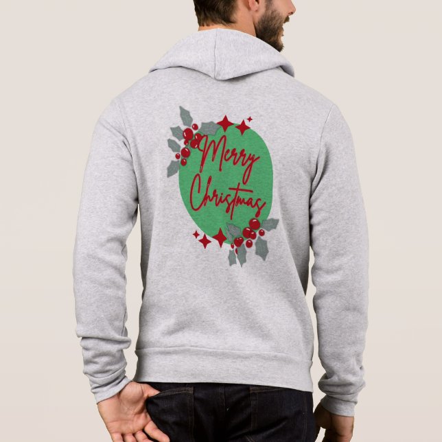 Moletom T-Shirt de Natal impresso de trás (Verso)