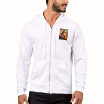 T-shirt de tendência - Cheio Bella Canvas Zip Hood