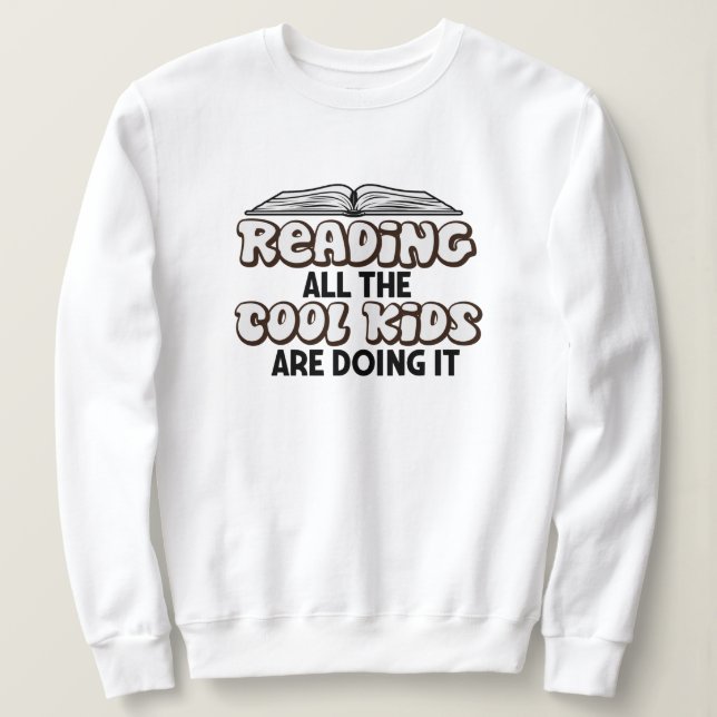 Moletom T-Shirt do Lover do Livro (Frente do Design)