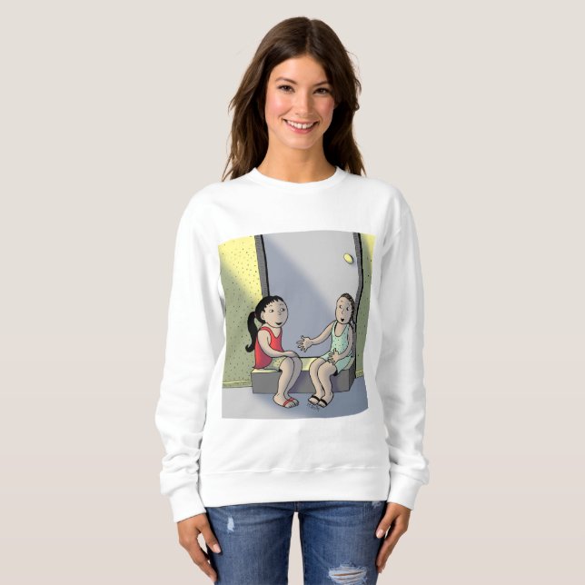 Moletom T-shirt dos namoradas (Frente Completa)