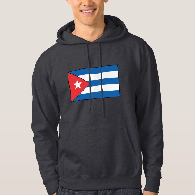Moletom T-shirt e presentes cubanos da bandeira (Frente)