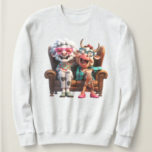 Moletom T-Shirt Engraçado (Frente do Design)