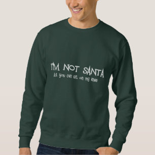 Moletom T-shirt engraçado do papai noel