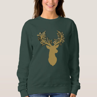 Moletom T-Shirt Floral Antlers