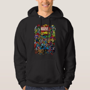 Moletom T-Shirt Graphic T - Grupo de Heroes da Marvel Hist