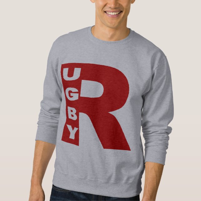 Moletom T-shirt gris  pour Hommes RUGBY (Frente)