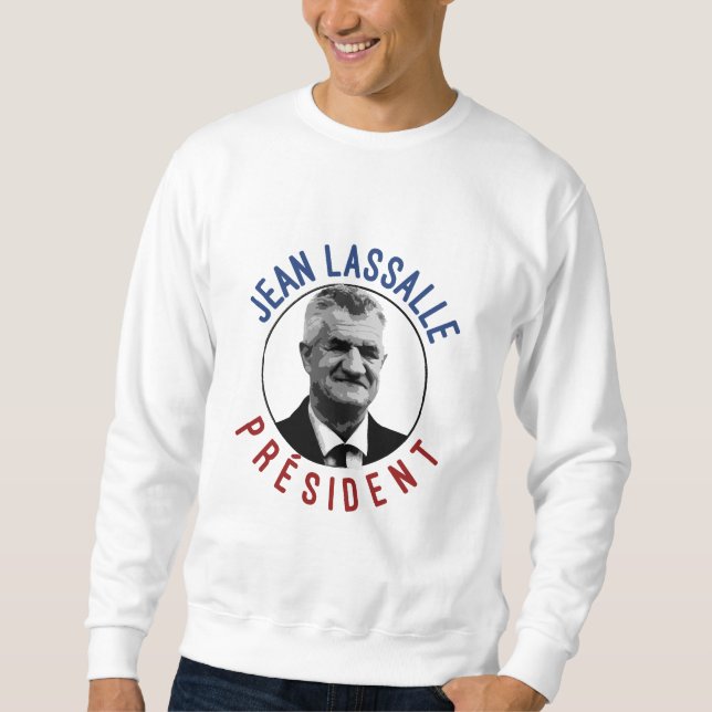 Moletom T-shirt Jean Lassalle Président 2022 (Frente)