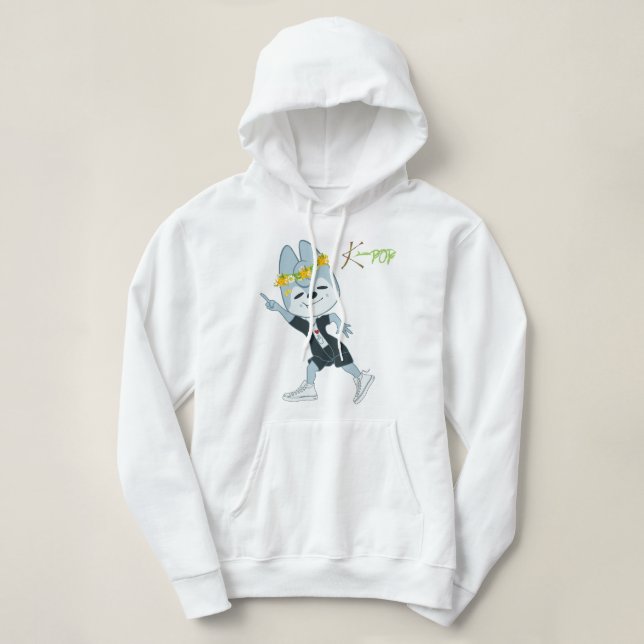 Moletom T-Shirt K-pop Hoodie (Frente do Design)