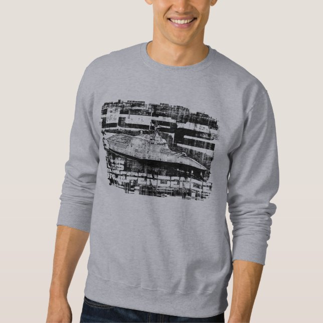 Moletom T-shirt litoral da independência do navio de (Frente)