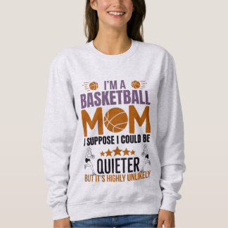 Moletom T-Shirt Mãe de Basquete