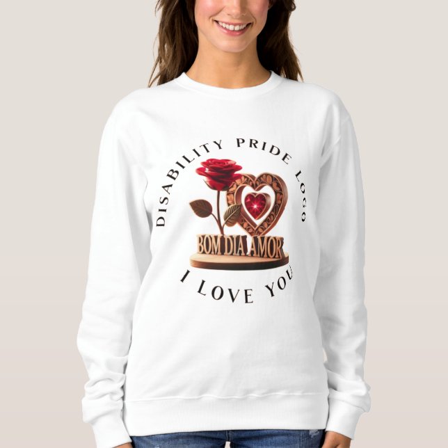 Moletom T-Shirt Personalizado De Sensibilização Para Defic (Frente)