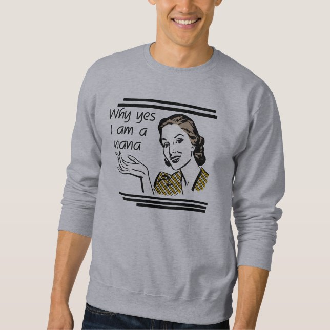 Moletom T-shirt retros e presentes de Nana (Frente)