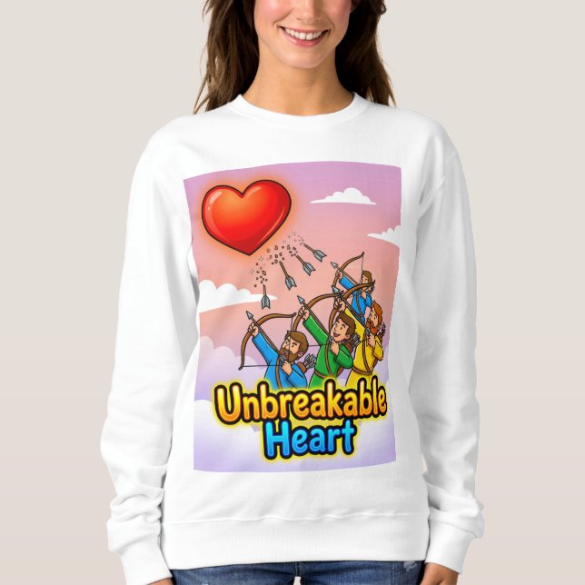 Moletom T-Shirt Unbreakable Heart (Frente)