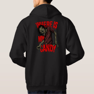 Moletom T-Shirt Zombie Candy Hoodie - Onde Está O Meu Doci
