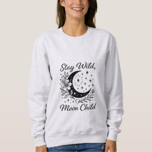 Moletom T-ShirtKeep Wild Moon Child - Boho Celestial T-Shi