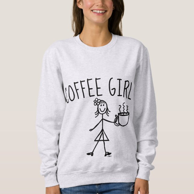 Moletom T-shirts CAFÉ GIRL (Frente)