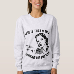 Moletom T-Shirts DA ESPOSA DOMÉSTICA DE RETRO-VINTAGEM FUN