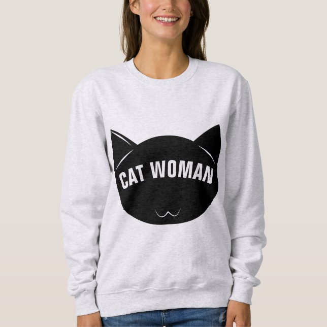 Moletom T-shirts DE MULHER CAT (Frente)