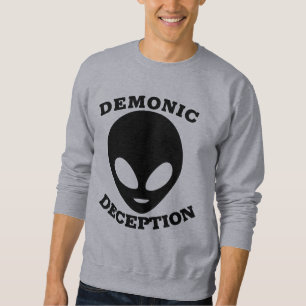 MOLETOM T-SHIRTS DE OVNI DE ALIENÍGENA DE DECEPÇÃO DEMÔNIC