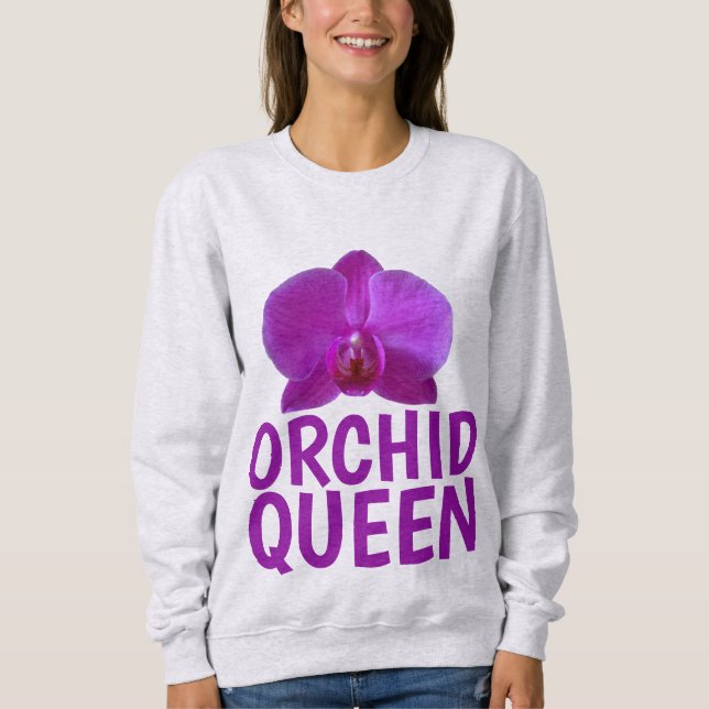 Moletom T-Shirts DE RAINHA ORCHID (Frente)
