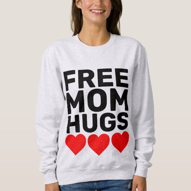 Moletom T-Shirts e Sweatshirts DE MOM GRATUITA (Frente)