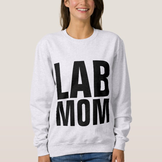 Moletom T-Shirts LAB MOM (Labrador) (Frente)