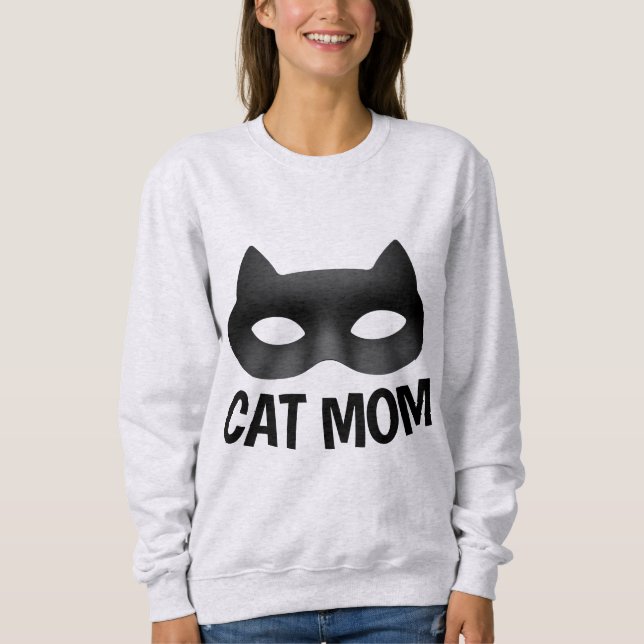 Moletom T-shirts MOM CAT e Sweatshirts (Frente)