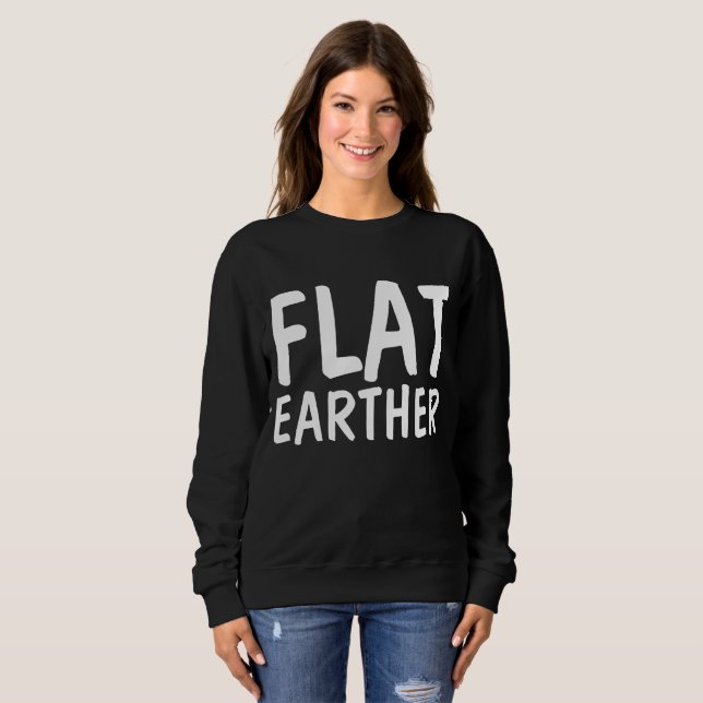 Moletom T-shirts PLANAS, TERRA PLANA (Frente Completa)